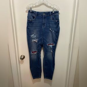 Maurice’s patchwork jeans, size 10 Reg